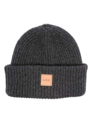 

Michelle logo-patch beanie, A.P.C. Michelle logo-patch beanie