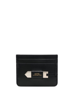 

Charlotte logo-print cardholder, A.P.C. Charlotte logo-print cardholder