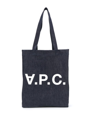 

Logo denim tote bag, A.P.C. Logo denim tote bag