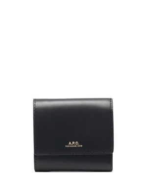 

Trifold leather wallet, A.P.C. Trifold leather wallet