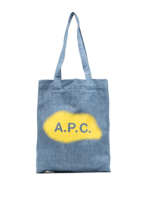 

Lou denim tote bag, A.P.C. Lou denim tote bag
