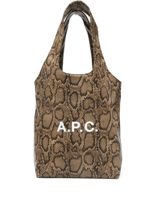 

Logo-print tote bag, A.P.C. Logo-print tote bag
