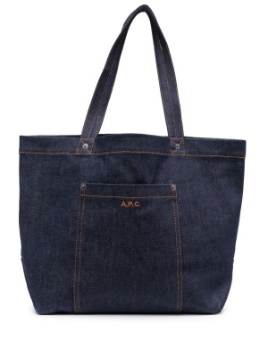 

Thais denim tote bag, A.P.C. Thais denim tote bag