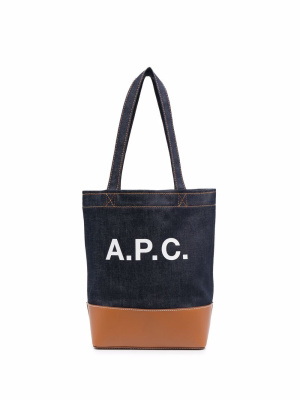 

Logo-printed tote, A.P.C. Logo-printed tote