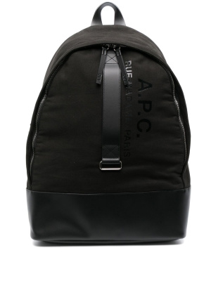 

Logo-print backpack, A.P.C. Logo-print backpack