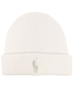 

Polo Pony embroidered beanie, Polo Ralph Lauren Polo Pony embroidered beanie