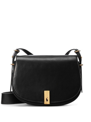 

Leather saddle crossbody bag, Polo Ralph Lauren Leather saddle crossbody bag