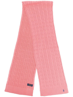 

Polo Pony-embroidered scarf, Polo Ralph Lauren Polo Pony-embroidered scarf