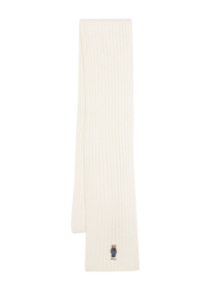 

Polo Bear embroidered scarf, Polo Ralph Lauren Polo Bear embroidered scarf