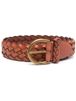 

Interwoven-design buckle belt, Polo Ralph Lauren Interwoven-design buckle belt