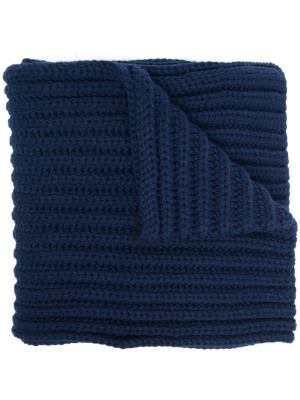 

Polo Bear motif ribbed-knit scarf, Polo Ralph Lauren Polo Bear motif ribbed-knit scarf