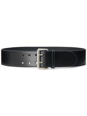 

55mm leather wide belt, Polo Ralph Lauren 55mm leather wide belt