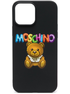 

Logo-print iPhone 13 Pro Max case, Moschino Logo-print iPhone 13 Pro Max case