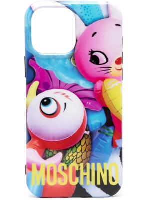 

Cartoon-print iPhone 13 Pro Max case, Moschino Cartoon-print iPhone 13 Pro Max case