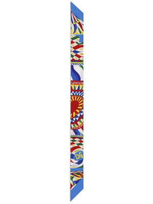 

Graphic-print silk scarf, Dolce & Gabbana Graphic-print silk scarf