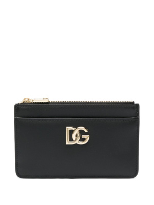 

Logo-plaque leather wallet, Dolce & Gabbana Logo-plaque leather wallet