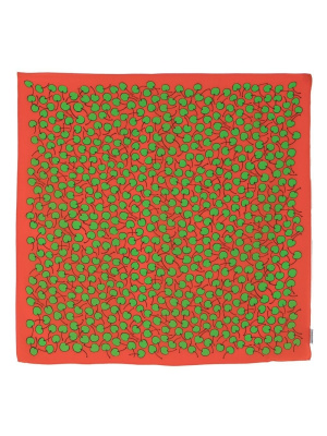 

Cheery-print silk scarf, Moschino Cheery-print silk scarf