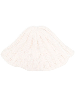 

Ribbed knit bucket hat, MM6 Maison Margiela Ribbed knit bucket hat