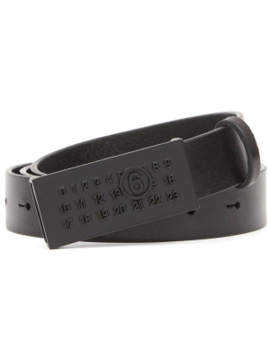 

Numeric Logo buckled belt, MM6 Maison Margiela Numeric Logo buckled belt