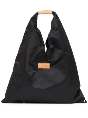 

Japanese logo-patch tote bag, MM6 Maison Margiela Japanese logo-patch tote bag