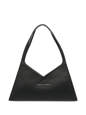 

Single-stitch leather shoulder bag, MM6 Maison Margiela Single-stitch leather shoulder bag