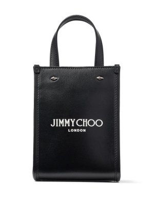 

Small N/S logo-print tote bag, Jimmy Choo Small N/S logo-print tote bag