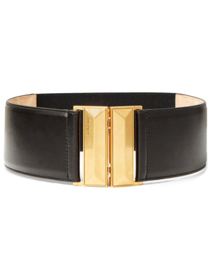 

Logo-engraved leather belt, Jimmy Choo Logo-engraved leather belt