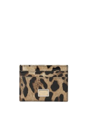 

Leopard-print card holder, Dolce & Gabbana Leopard-print card holder