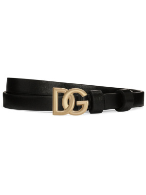 

Logo-detail leather belt, Dolce & Gabbana Logo-detail leather belt