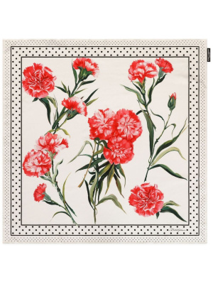 

Floral-print silk scarf, Dolce & Gabbana Floral-print silk scarf