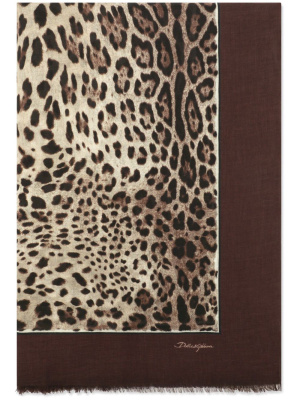 

Leopard-print silk scarf, Dolce & Gabbana Leopard-print silk scarf
