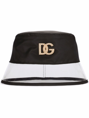 

Transparent-brim bucket hat, Dolce & Gabbana Transparent-brim bucket hat