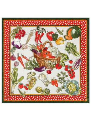 

Graphic-print silk scarf, Dolce & Gabbana Graphic-print silk scarf