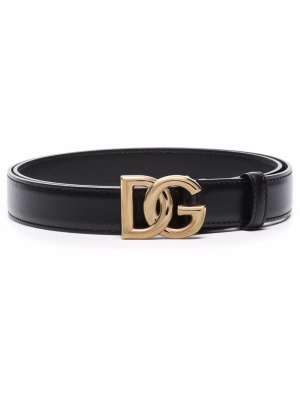 

Logo-buckle leather belt, Dolce & Gabbana Logo-buckle leather belt