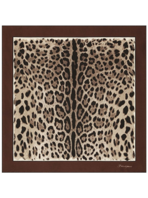 

Leopard-print silk scarf, Dolce & Gabbana Leopard-print silk scarf