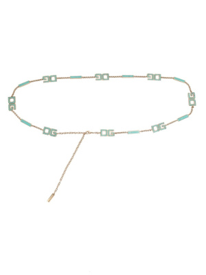 

Logo-plaque chain-link belt, Dolce & Gabbana Logo-plaque chain-link belt