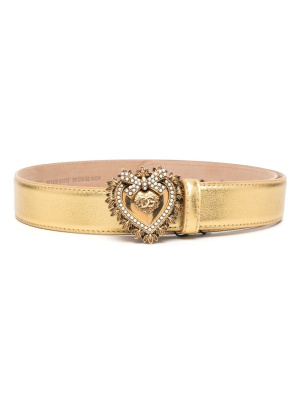 

Heart-buckle leather belt, Dolce & Gabbana Heart-buckle leather belt