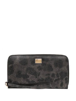 

Leopard-print logo-plaque wallet, Dolce & Gabbana Leopard-print logo-plaque wallet