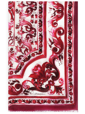 

Majolica cashmere scarf, Dolce & Gabbana Majolica cashmere scarf