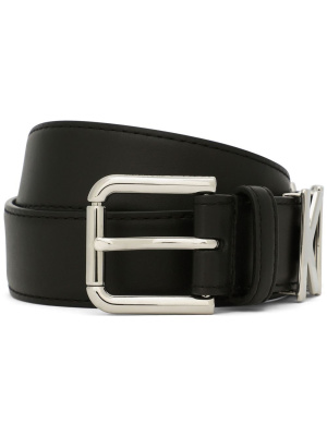 

KIM DOLCE&GABBANA logo-plaque detail buckle belt, Dolce & Gabbana KIM DOLCE&GABBANA logo-plaque detail buckle belt