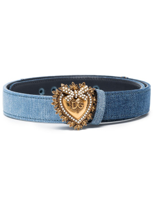 

Devotion denim belt, Dolce & Gabbana Devotion denim belt