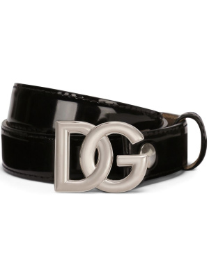 

Logo buckle leather belt, Dolce & Gabbana Logo buckle leather belt