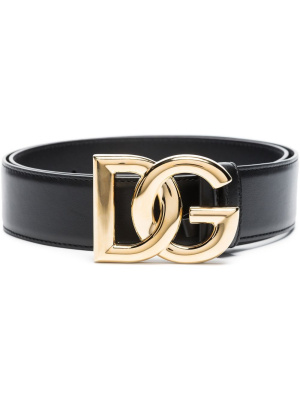 

Logo-plaque buckle-fastening belt, Dolce & Gabbana Logo-plaque buckle-fastening belt
