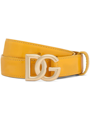 

Logo-buckle leather belt, Dolce & Gabbana Logo-buckle leather belt