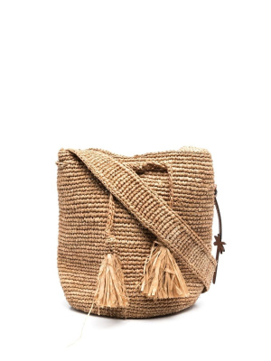 

Beach woven bucket bag, Manebi Beach woven bucket bag