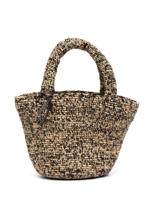 

Summer interwoven raffia beach bag, Manebi Summer interwoven raffia beach bag
