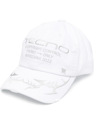 

Tecno-embroidered baseball cap, MISBHV Tecno-embroidered baseball cap