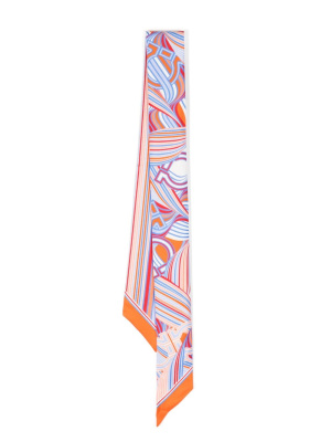 

Abstract-print silk scarf, Ferragamo Abstract-print silk scarf