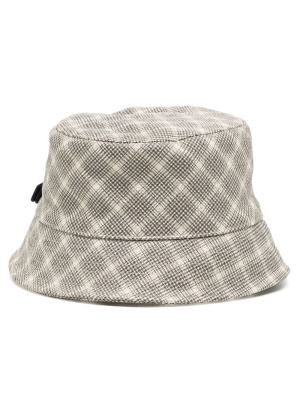 

Check-print bucket hat, Ferragamo Check-print bucket hat