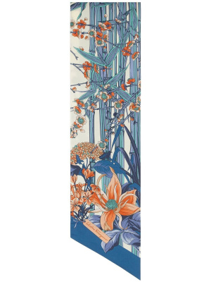 

Floral-print silk scarf, Ferragamo Floral-print silk scarf